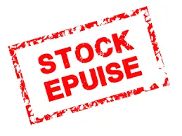 Tampon « Stock épuisé »